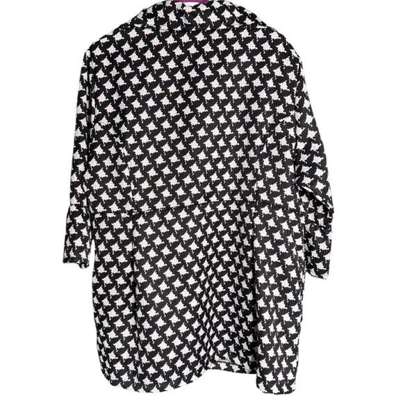 Retro Threads 2XL HoundsTooth 3/4 Bell Sleeves Two Button Closure Classic Jacket - Picture 2 of 6